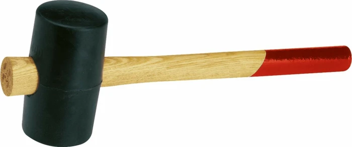 Fortis Gummihammer, 12.7cm schwarz
