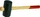 Fortis Gummihammer, 12.7cm schwarz