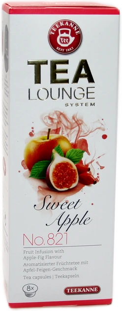 Teekanne TeaLounge no. 821 Sweet Apple Teekapseln, 8 Stück