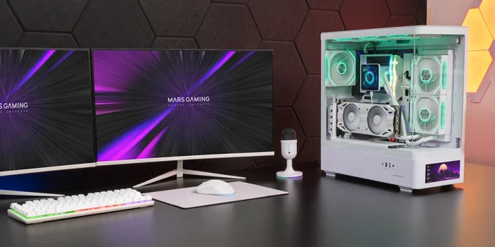 Mars Gaming MC-LCDPRO Black, Glasfenster