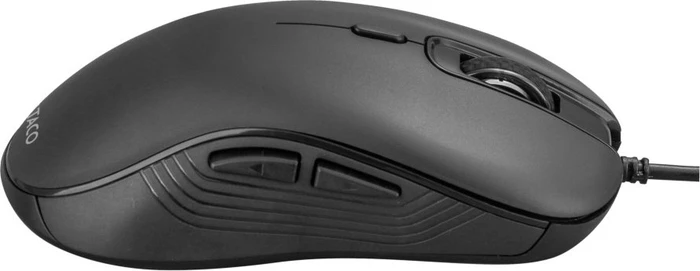 Deltaco Silent Wired Ambidextrous Mouse schwarz, USB