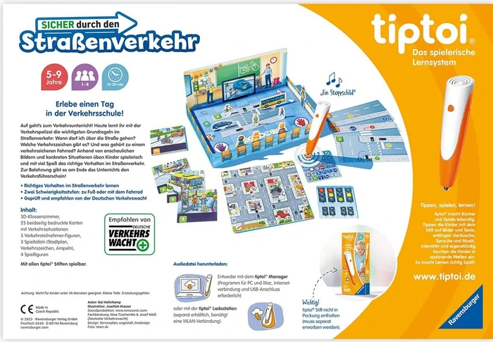 Ravensburger tiptoi Spiel: Sicher im Straßenverkehr