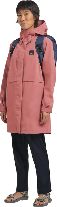 Jack Wolfskin Terraview 2L Funktionsmantel mineral red (Damen)