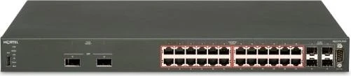 Avaya ERS 4500 4526GTX-PWR Rackmount Gigabit Managed Stacking Switch, 20x RJ-45, 4x RJ-45/SFP, 2x XFP, PoE
