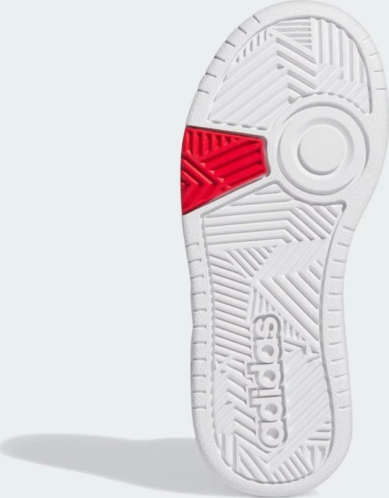 adidas Hoops Mid cloud white/better scarlet (Junior)