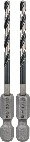 Bosch Professional PRO Metal HSS-G Impact Spiralbohrer, 3x33x72mm, 1 Stück