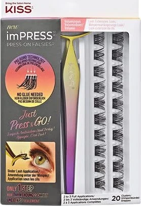 KISS imPRESS Falsche Wimpern 02 voluminous, 2 Stück