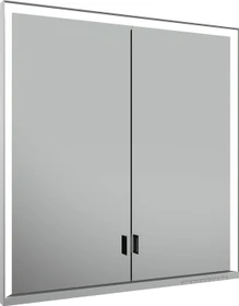 Keuco Royal Lumos Spiegelschrank für Wandeinbau, 2 lange Tür, 70x73.5cm