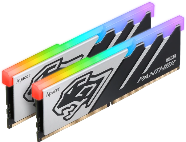 Apacer PANTHER RGB UDIMM 32GB Kit, DDR5-6000, CL40-40-40-96