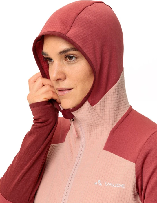 Vaude Monviso Grid Fleece Funktionsjacke brick (Damen)