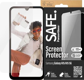PanzerGlass Safe Screen Protector Ultra-Wide Fit with EasyAligner für Samsung Galaxy A15/A15 5G