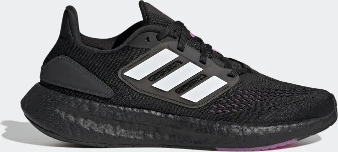 adidas Pureboost 22 core black/cloud white/semi pulse lilac (Herren)