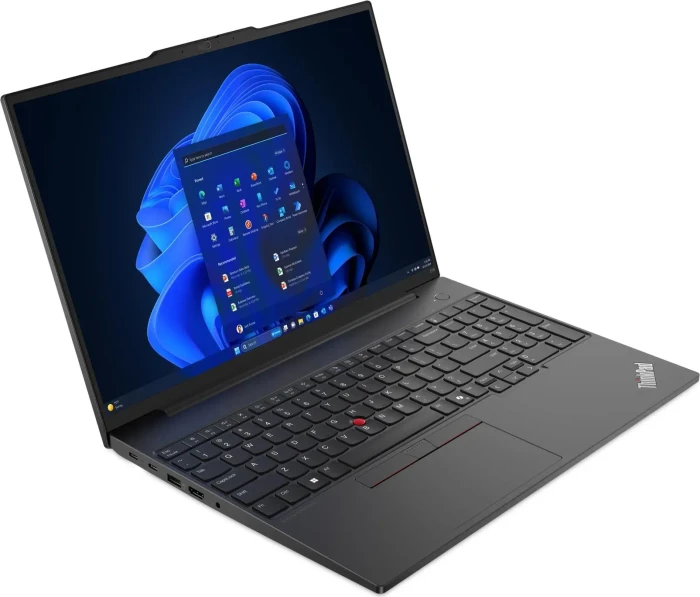 Lenovo ThinkPad E16 G2, Black, Ryzen 7 7735HS, 16GB RAM, 512GB SSD, DE