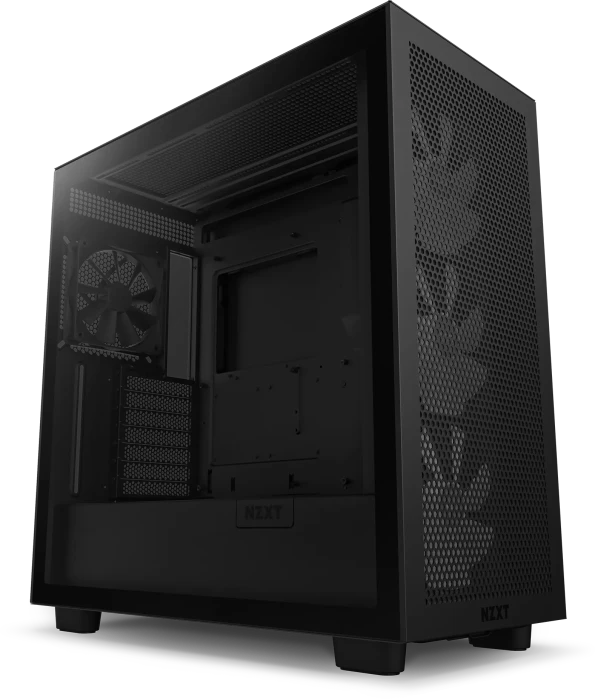 NZXT H7 Flow RGB Black, schwarz, Glasfenster