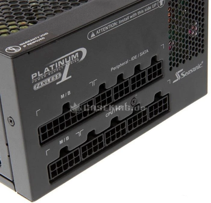 Seasonic Platinum Series Fanless 520W, ATX 2.3