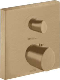 Hansgrohe Axor Starck Organic Thermostat Unterputz mit Ab- und Umstellventil brushed bronze