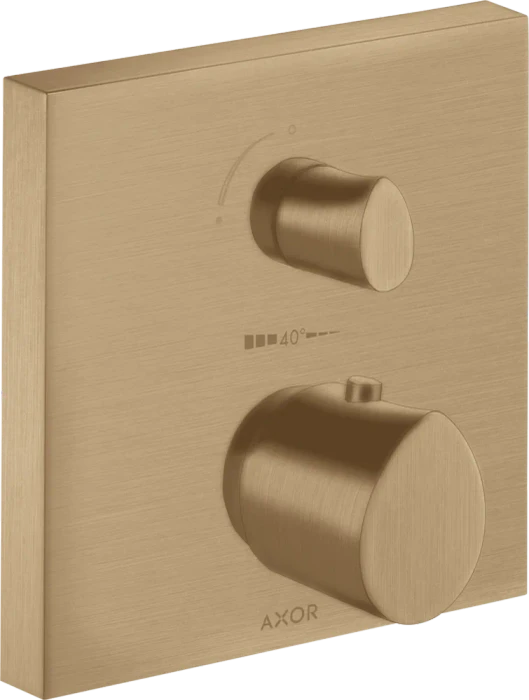 Hansgrohe Axor Starck Organic Thermostat Unterputz mit Ab- und Umstellventil brushed bronze