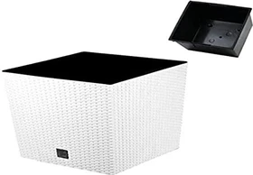 Prosperplast Rato Low 26.2x26.2cm weiß
