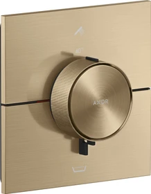 Hansgrohe Axor ShowerSelect ID eckig Thermostat für 2 Verbraucher mit integrierter EN1717 Sicherungskombi brushed bronze