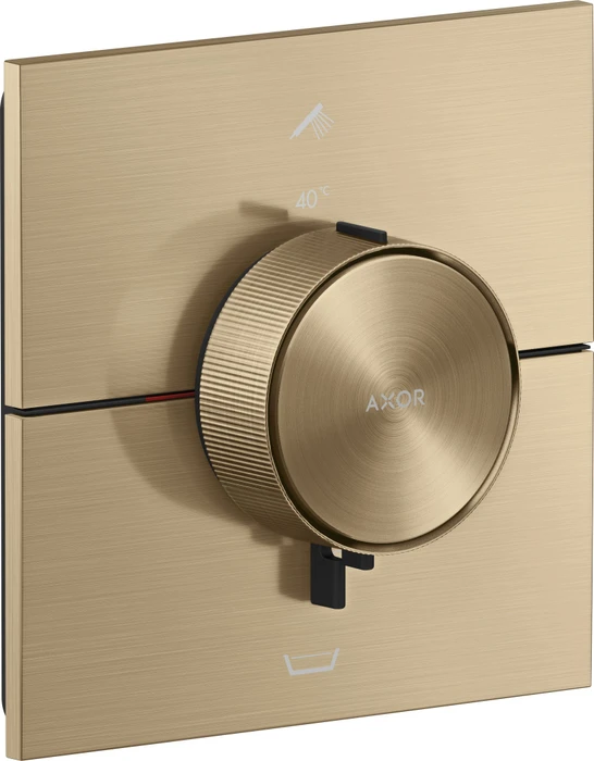 Hansgrohe Axor ShowerSelect ID eckig Thermostat für 2 Verbraucher mit integrierter EN1717 Sicherungskombi brushed bronze