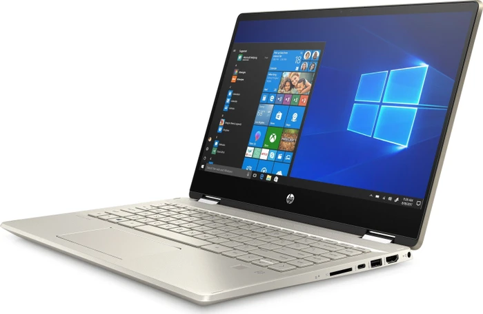 HP Pavilion x360 14-dh0109ng, Warm Gold/Luminous Gold, Core i7-8565U, 16GB RAM, 512GB SSD, GeForce MX250, DE