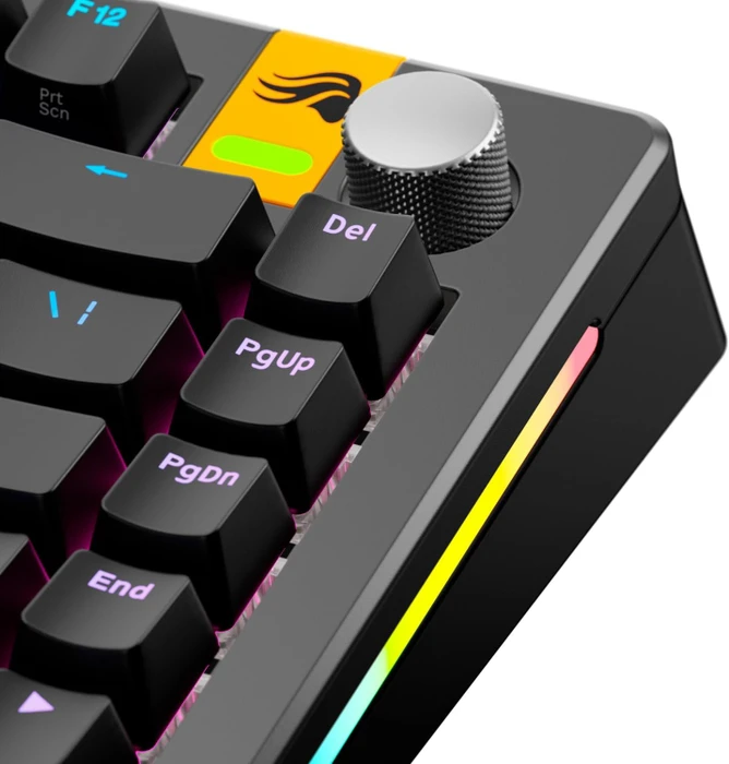Glorious Gaming Rotary Knob für GMMK 3 PRO Tastatur und GMMK Numpads, Aluminium, Silver Luster, silber, 1 Taste