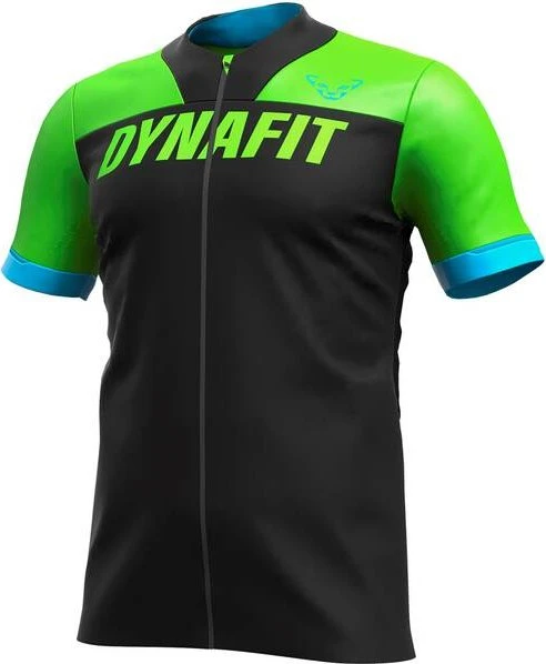 Dynafit Ride Full Zip Trikot kurzarm lambo green (Herren)