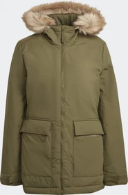 adidas Utilitas Hooded Mantel focus olive (Damen)