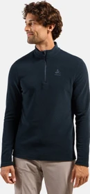 Odlo Roy Midlayer Half Zip Funktionsshirt langarm dark sapphire/black stripes (Herren)