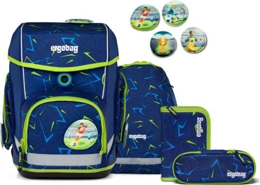 Ergobag Cubo Spitzenreitbär 2025 Schulrucksack-Set, 5-tlg.