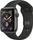 Apple Watch Series 4 Aluminium 44mm grau mit Sportarmband schwarz (MU6D2FD/A)