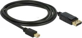 DeLOCK DisplayPort/Mini DisplayPort 1.2 Kabel 4K 60Hz schwarz, 2m