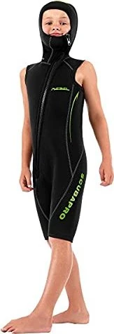 Scubapro Rebell Shorty ärmellos 5mm schwarz/grün (Junior)