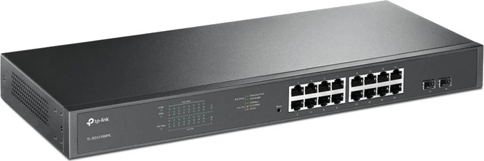 TP-Link TL-SG1218MPE Jetstream Rackmount Gigabit Smart Switch, 16x RJ-45, 2x RJ-45/SFP, 250W PoE+