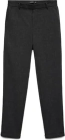 Vero Moda Maya Mid Waist Hose dark grey melange (Damen)