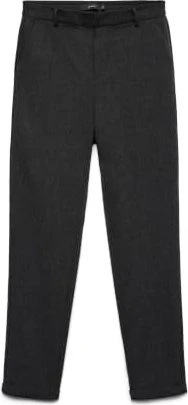 Vero Moda Maya Mid Waist Hose dark grey melange (Damen)
