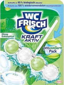 Henkel WC Frisch Kraft Aktiv Pro Nature Pack Minze Eukalyptus WC-Duftspüler, 1 Stück
