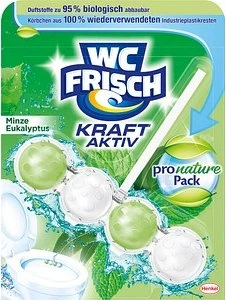 Henkel WC Frisch Kraft Aktiv Pro Nature Pack Minze Eukalyptus WC-Duftspüler, 1 Stück