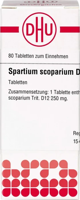 DHU Spartium scoparium D12 Tabletten, 80 Stück