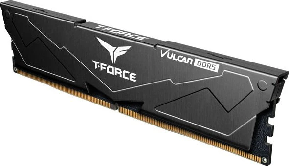 TeamGroup T-Force VULCAN schwarz UDIMM 32GB Kit, DDR5-6000, CL38-38-38-78, X8