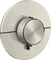 Hansgrohe Axor ShowerSelect ID rund Thermostat für 2 Verbraucher mit integrierter EN1717 Sicherungskombi edelstahloptik Vorschaubild