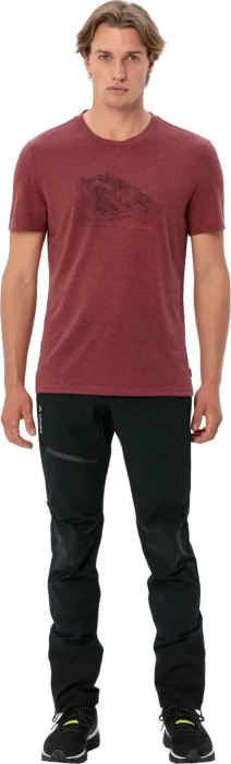 Vaude Tekoa III Funktionsshirt kurzarm carmine (Herren)