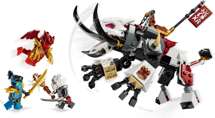 LEGO Ninjago - Zilvar auf seinem Drachentier Grimtak