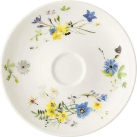Rosenthal Brillance Bone China Fleurs des Alpes Espresso-Untertasse/Coup