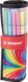 STABILO Pen 68 Arty Edition Rollerset sortiert, 25er-Set, Etui