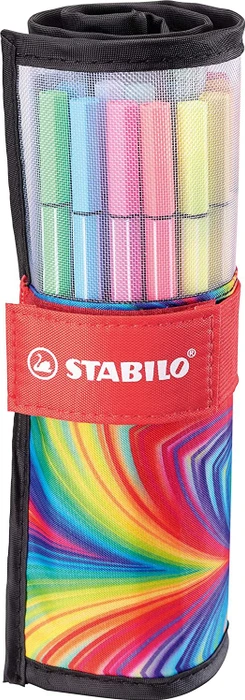 STABILO Pen 68 Arty Edition Rollerset sortiert, 25er-Set, Etui