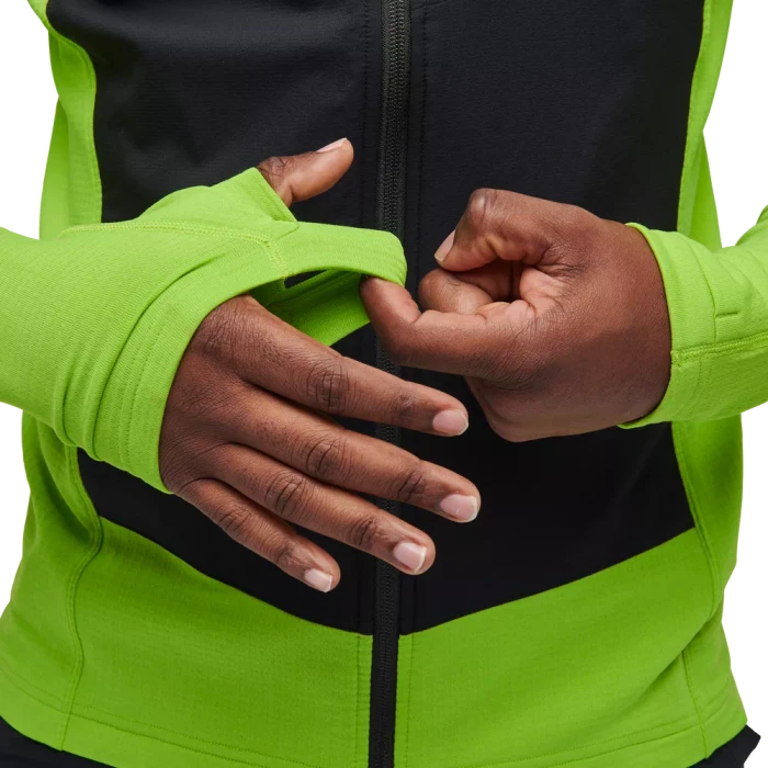 Black Diamond CoEfficient LT Hybrid Hoody Funktionsjacke lime green/black (Herren)