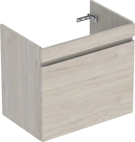Geberit Renova Plan Unterschrank für Waschtisch 78.2x60.6x44.6cm, 1 Schublade, 1 Innenschublade, Nussbaum hickory hell