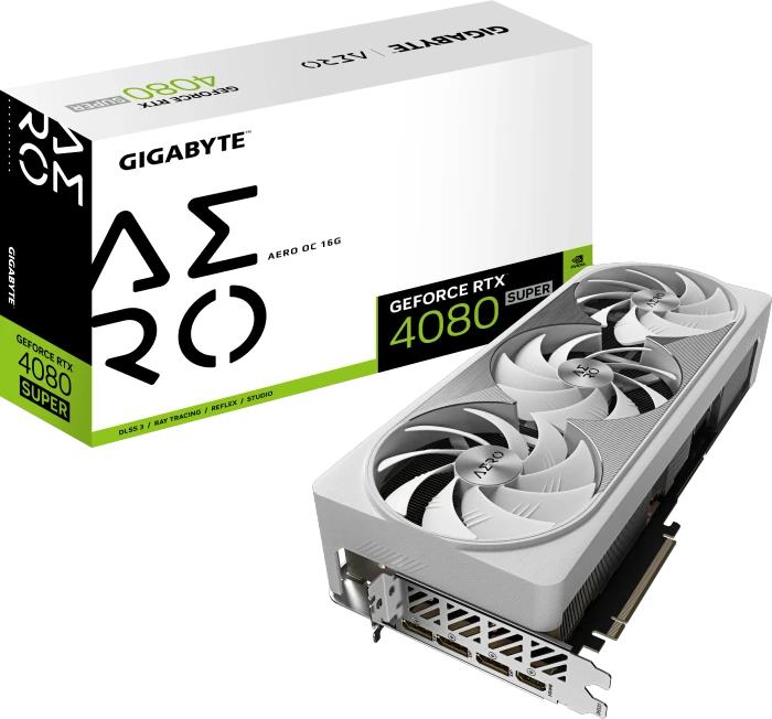 GIGABYTE GeForce RTX 4080 SUPER Aero OC 16G, 16GB GDDR6X, HDMI, 3x DP