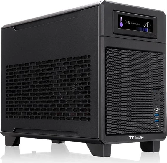 Thermaltake TR100 Black, schwarz, Mini-ITX